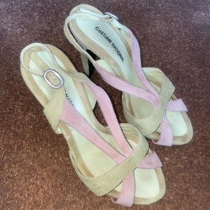 Vintage Costume National CNC Heels Open Toed